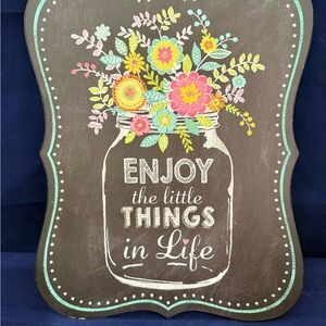 Spring Sign “Enjoy The Little Things”